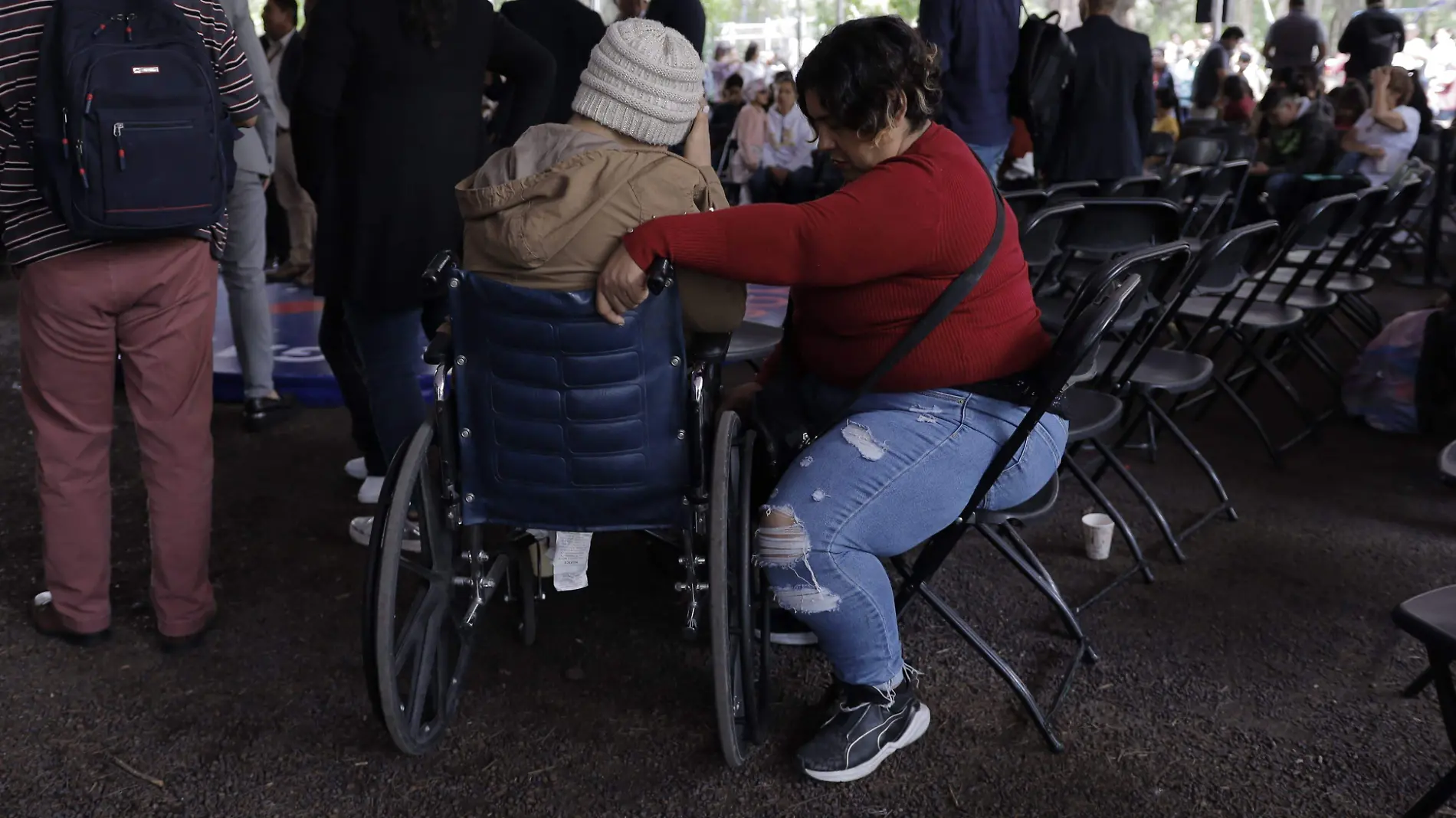 Persona en silla de ruedas